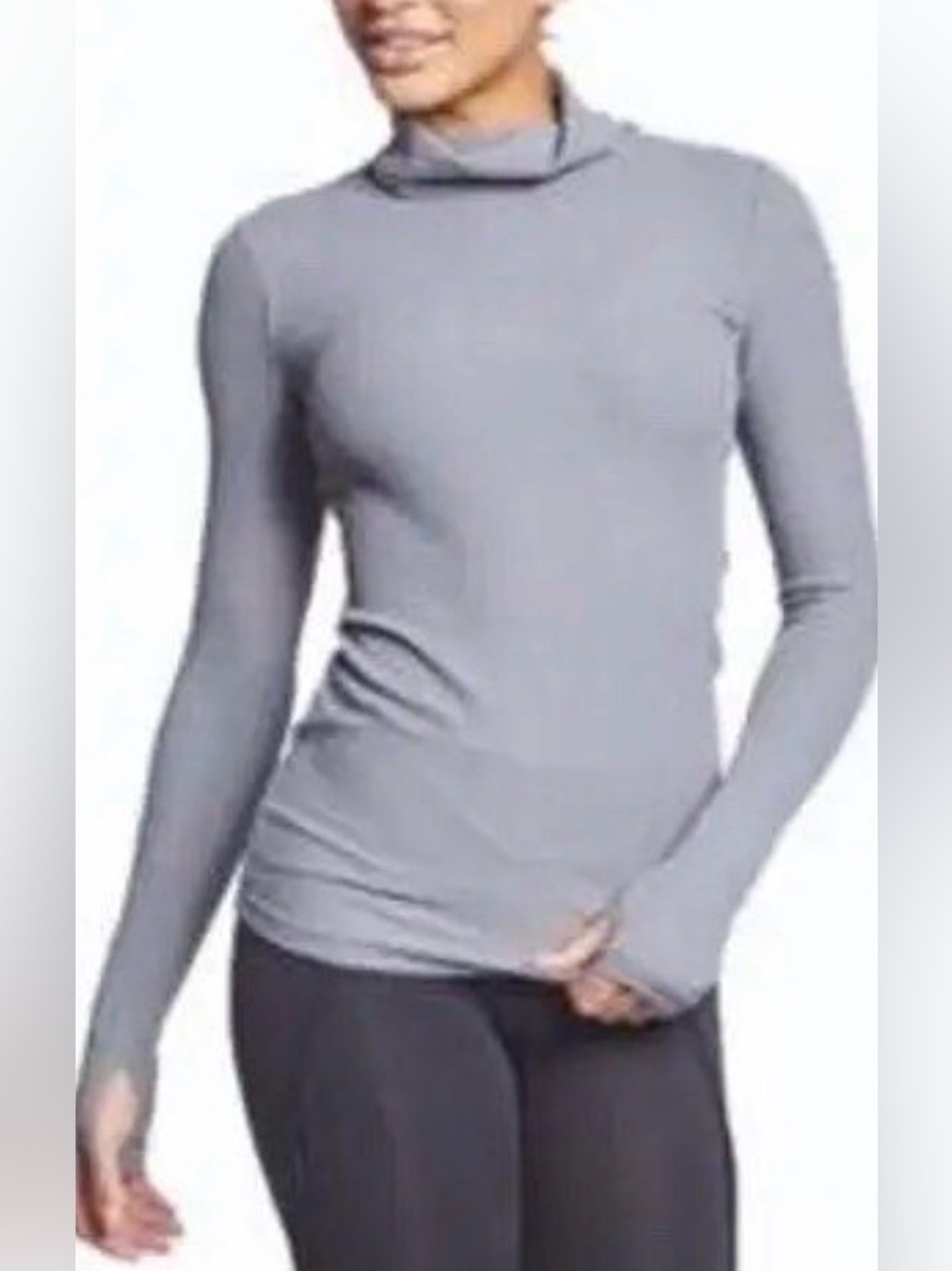 Lululemon St Moritz Jersey *Merino Wool, Dove Grey, sz 6